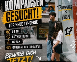 Dreharbeiten in Duisburg und Köln – Kompars*innen gesucht!