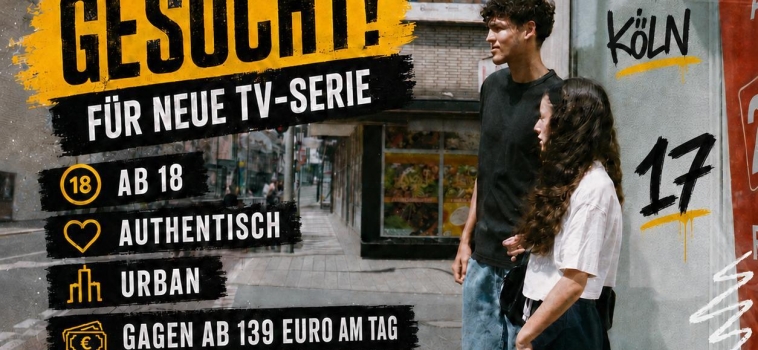 Dreharbeiten in Duisburg und Köln – Kompars*innen gesucht!